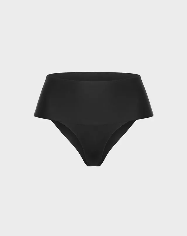 René Rofé Shaping Bikini slip modellante 3 pezzi nero rosa marrone
