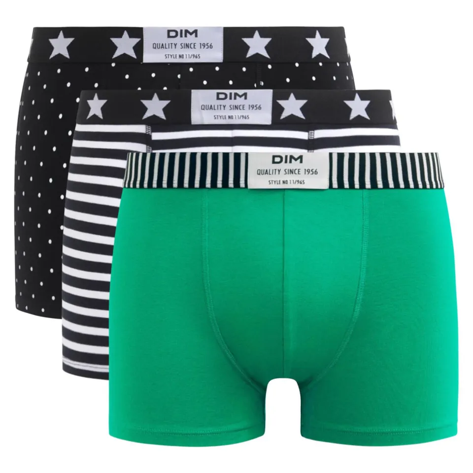 Dim Vibes slip uomo M pacco 3 nero cotone elasticizzato