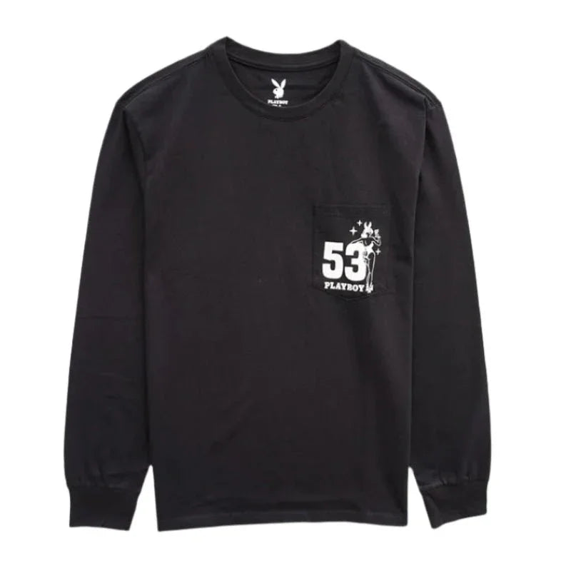 Playboy 53 maglia manica lunga unisex cotone