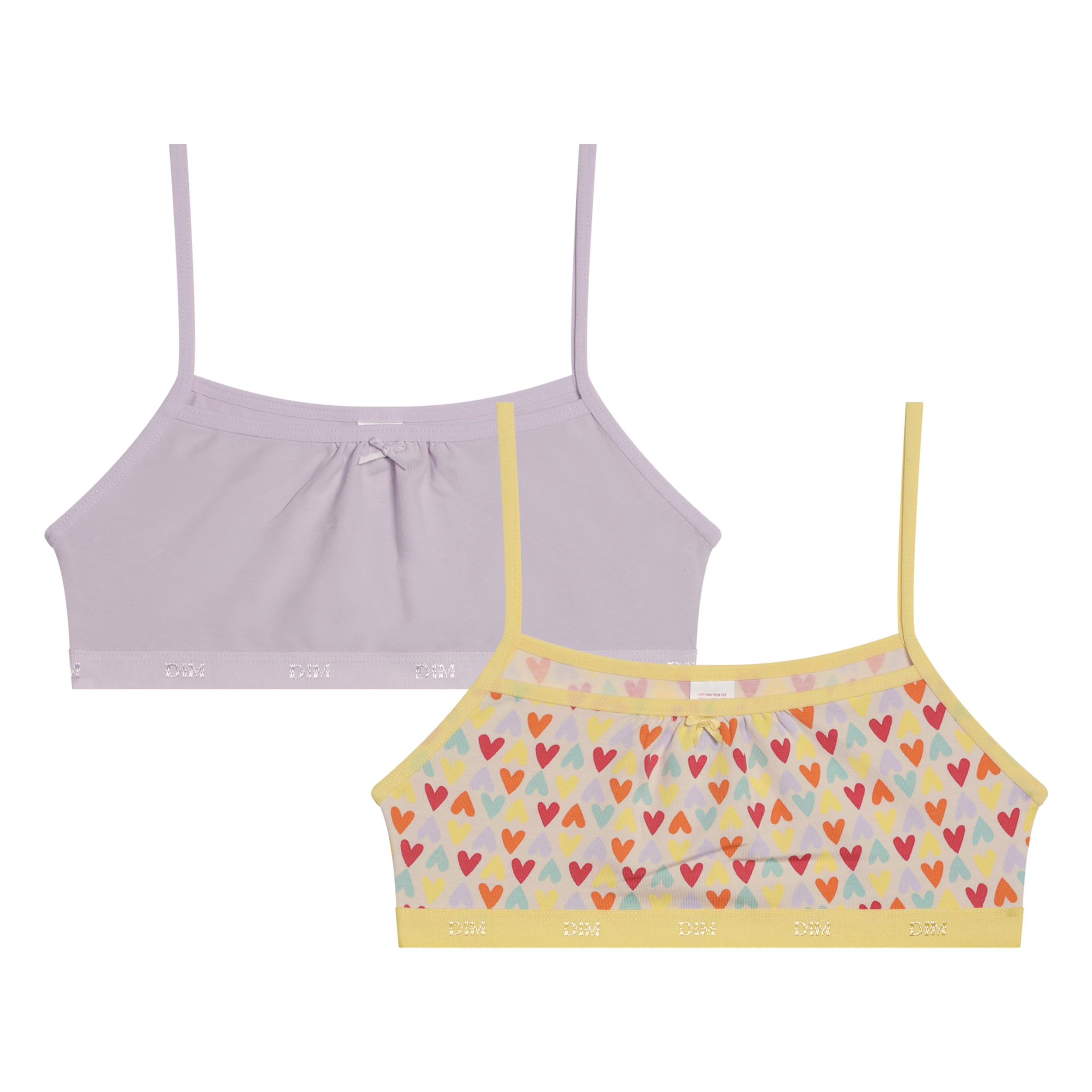 DIM Les Pockets reggiseno cotone ragazza x2