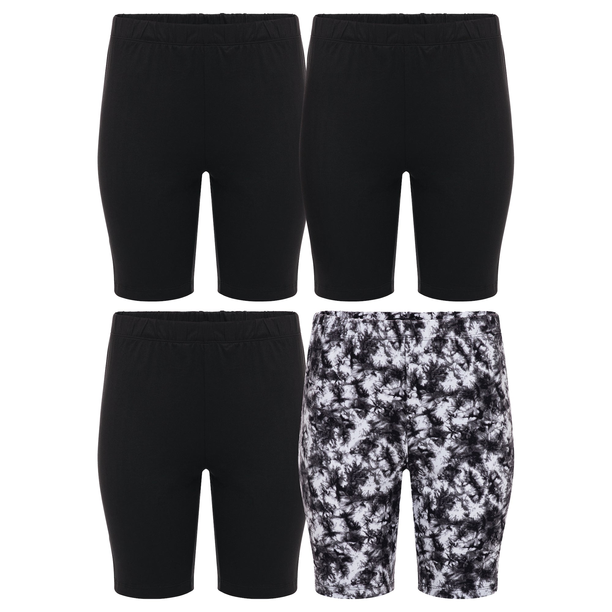 René Rofé Yummy Shorts Lounge Nero 4 Pezzi M