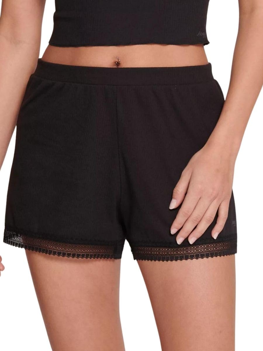 sloggi Go Ribbed Short pigiama donna M cotone a coste