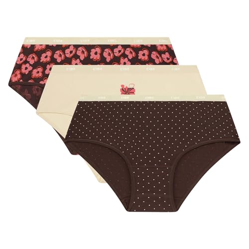 DIM Les Pockets slip cotone donna x3 fantasia
