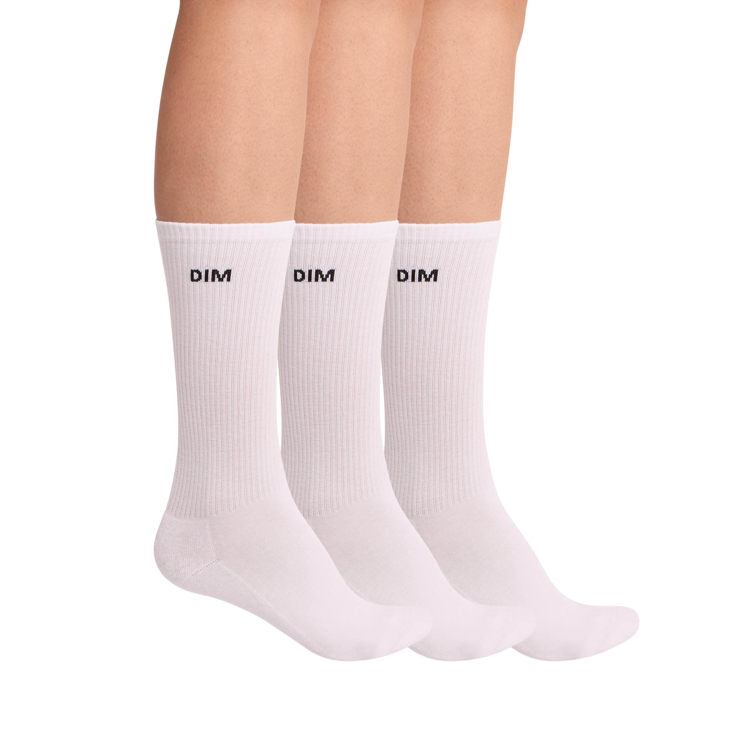 DIM calzini corti donna cotone x3 suola rinforzata