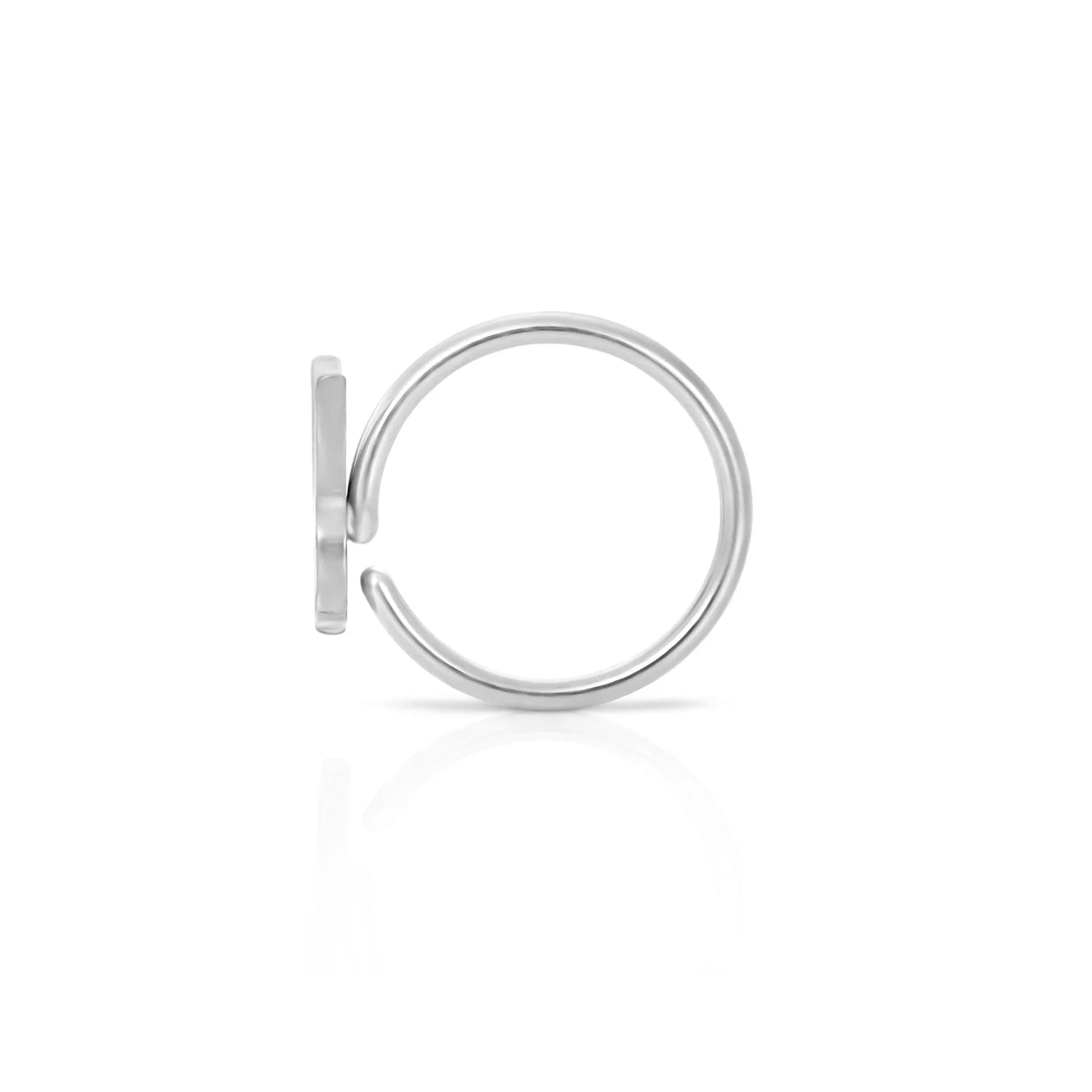 Playboy Rabbit Head anello naso acciaio