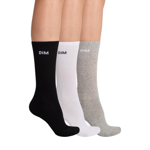 DIM calzini corti donna sport cotone x3 traspiranti
