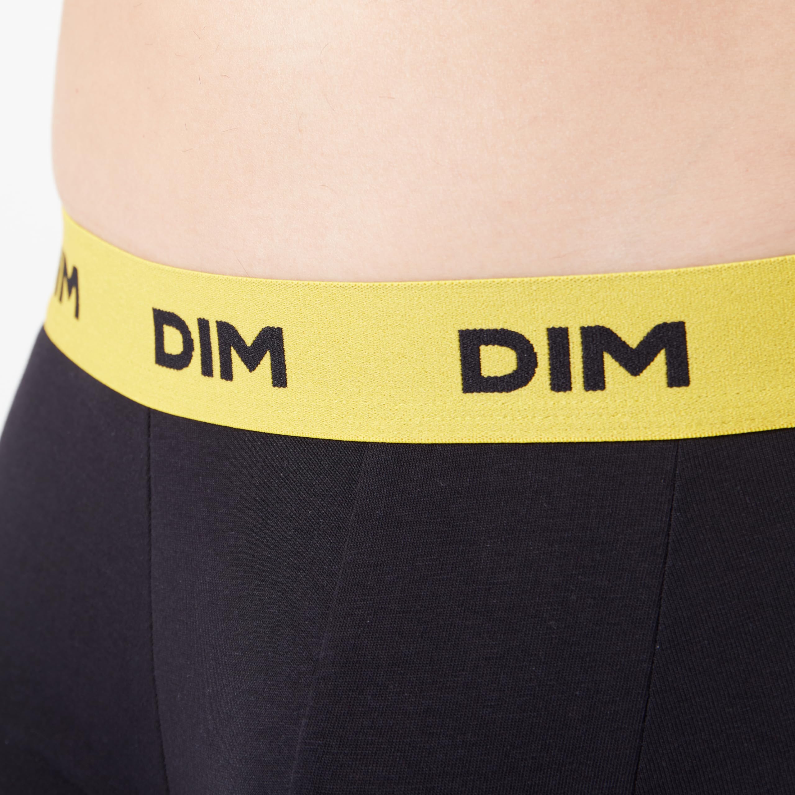Dim Mix and Colors Boxer Uomo 6pz Cotone Nero Cintura Logo