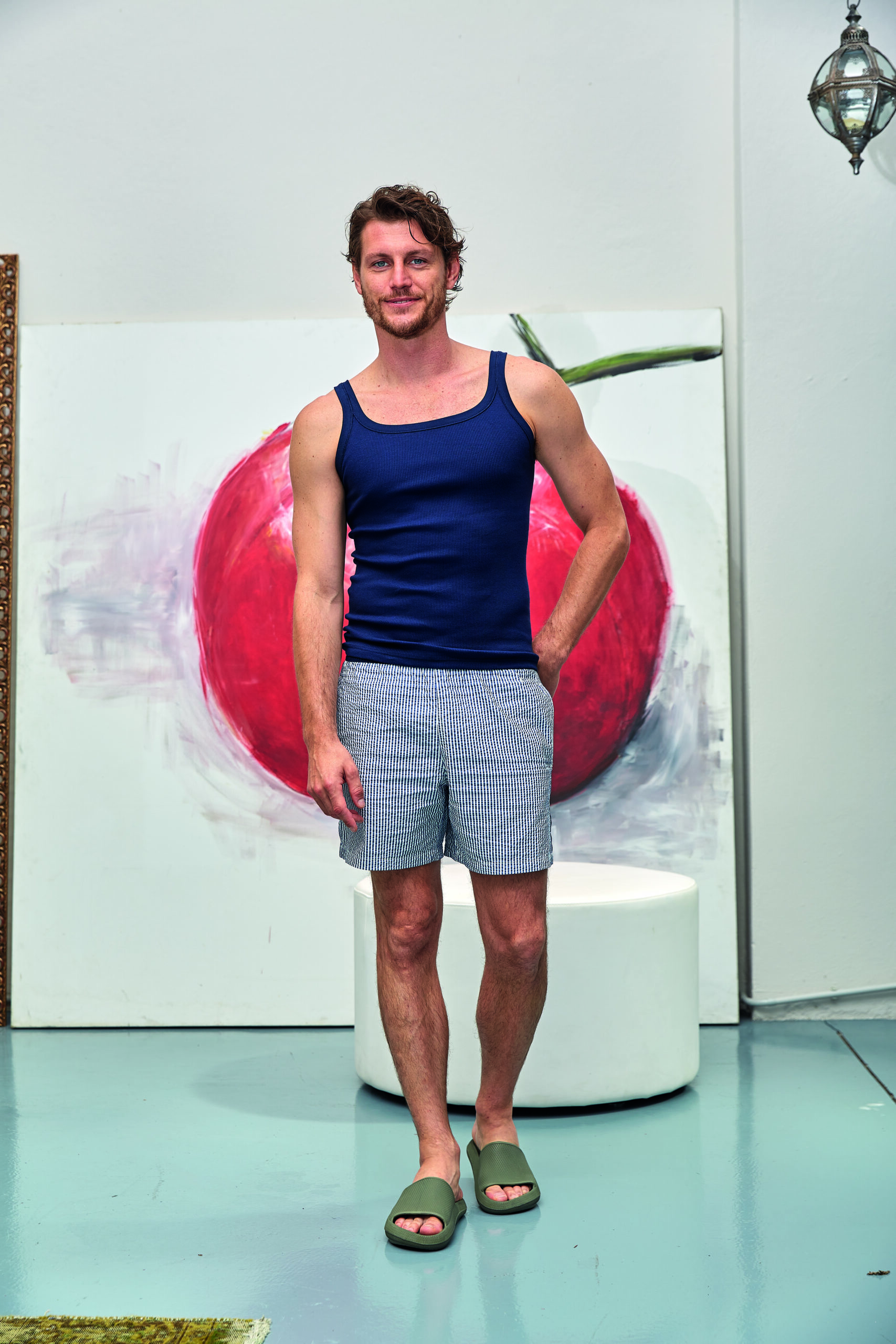 SUBLYME Cotone Color Ribs SS/26 canotta uomo costina