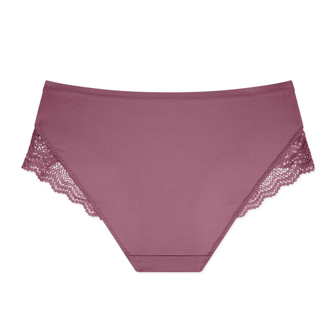 René Rofé Neo Du Jour Laser Cut slip hipster pizzo taupe