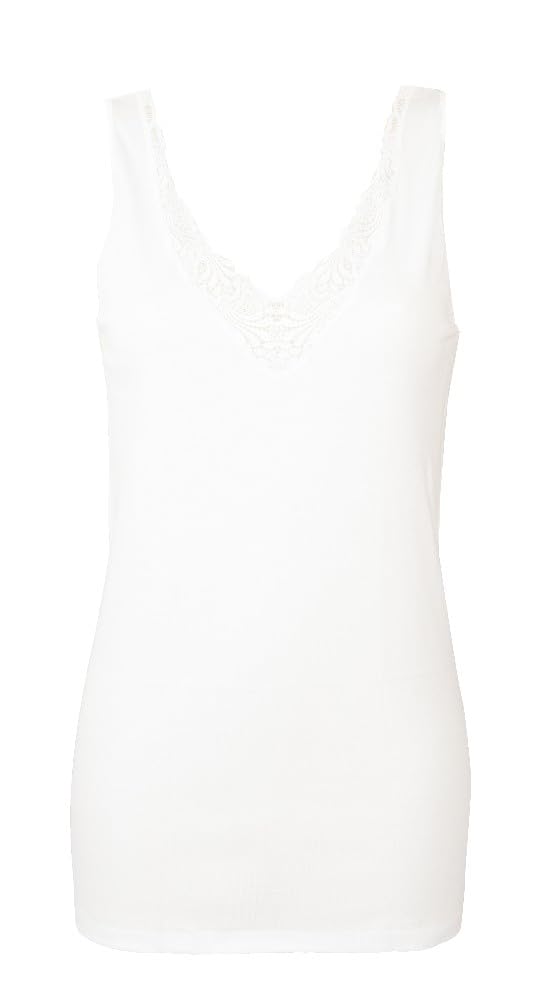Egi 124SL Camiciola Spalla Larga Donna Nero Pizzo