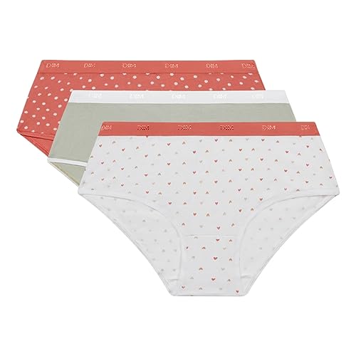 Dim Les Pockets Coton Motifs boxer x3 Delicatesse 34-36