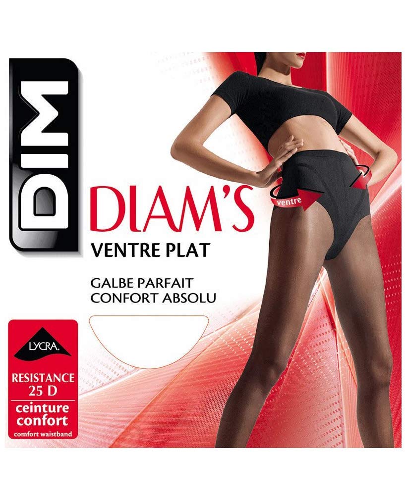 DIM Diam's collant donna modellante nero XL pancia piatta