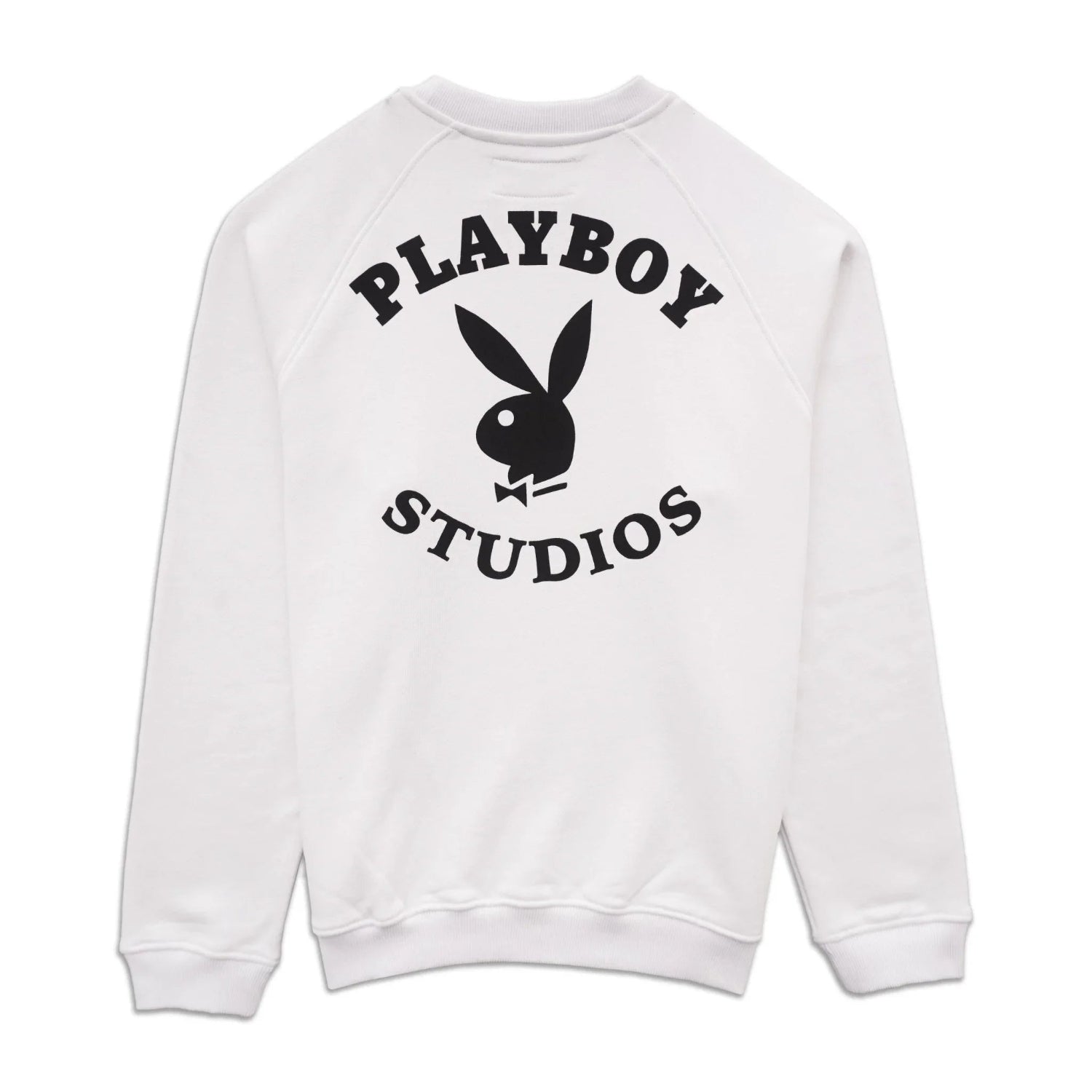 Playboy Studios felpa girocollo bianca unisex cotone