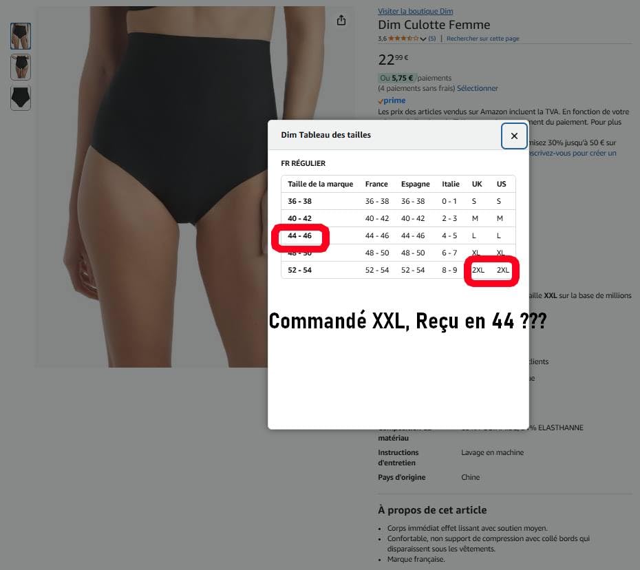 DIM Seconda Pelle Mutande Donna L effetto riducente