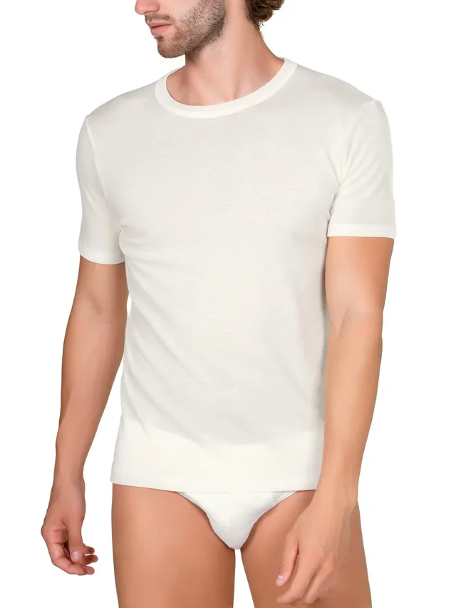 Egi 471 Maglia Intima Uomo Lana Girocollo M