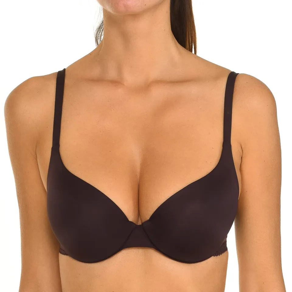 DIM Invisifree Push-Up Mezza Coppa Reggiseno x1 Microfibra