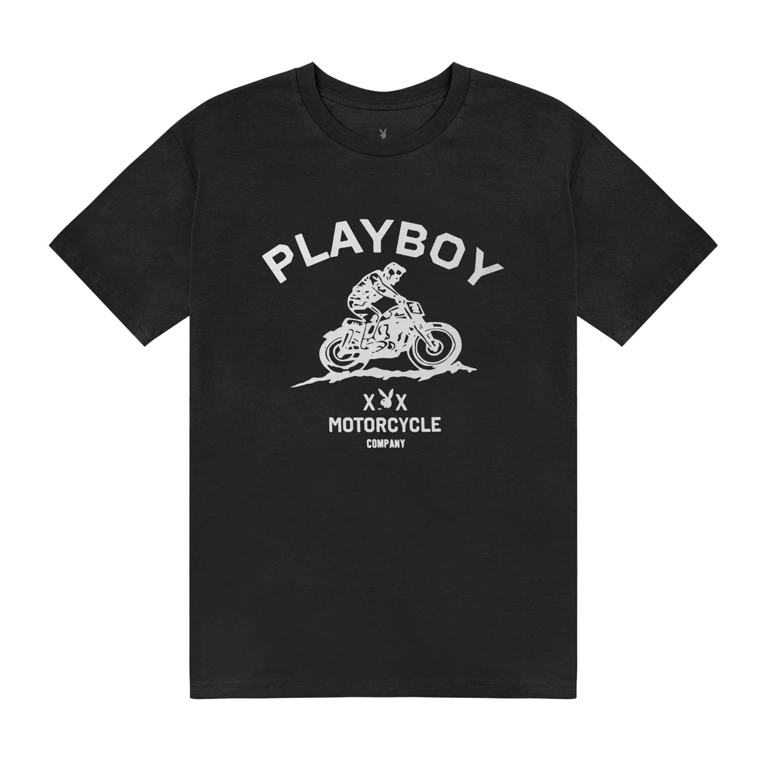 Playboy Motorcycle Company t-shirt cotone nero medio