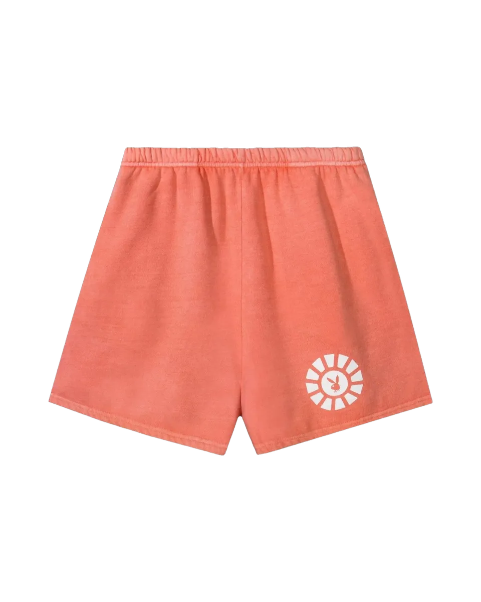 Playboy Sunburst Graphic shorts pesca cotone
