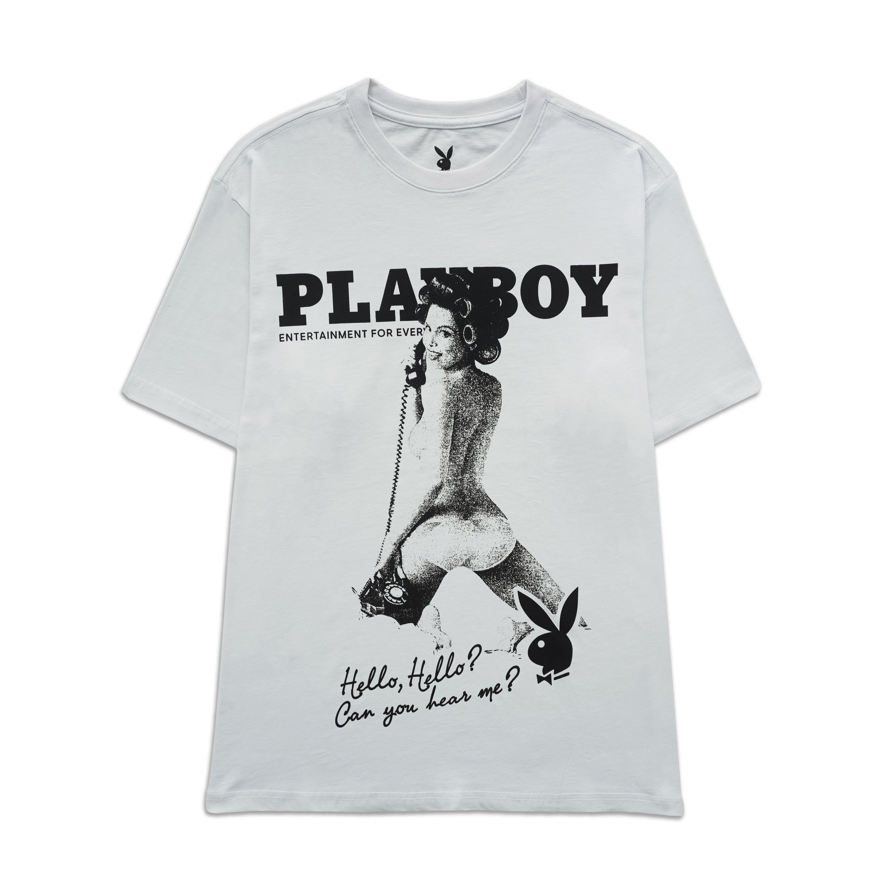 Playboy Seduction Tee maglietta bianca 100% cotone