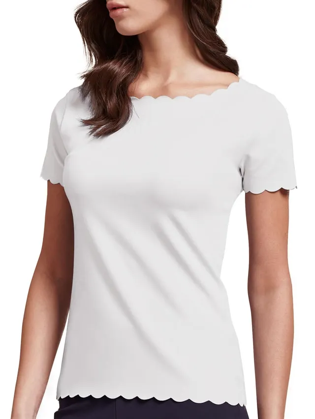 Egi 3142 t-shirt donna bianco cotone invisibile