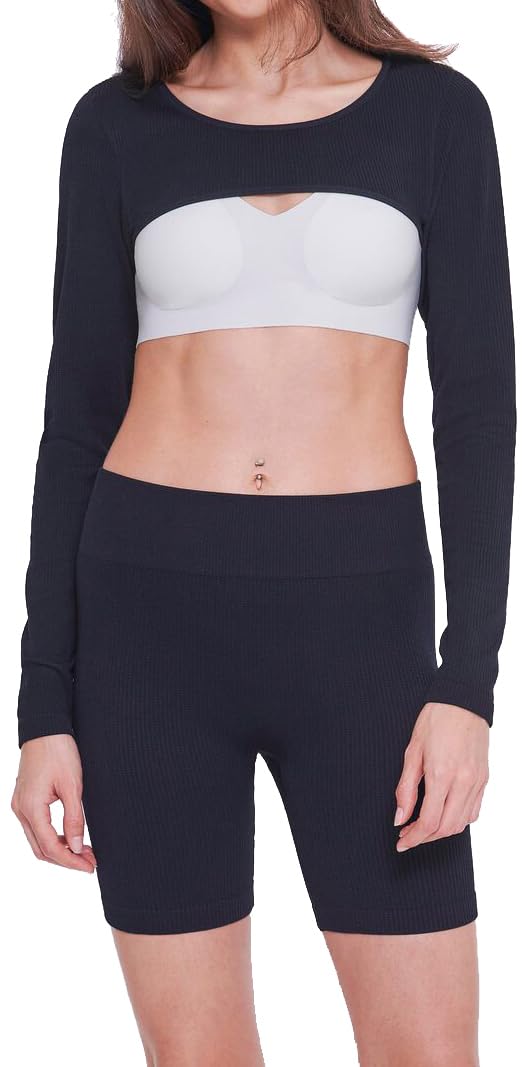 sloggi Ever Infused Aloe Bolero t-shirt donna nera