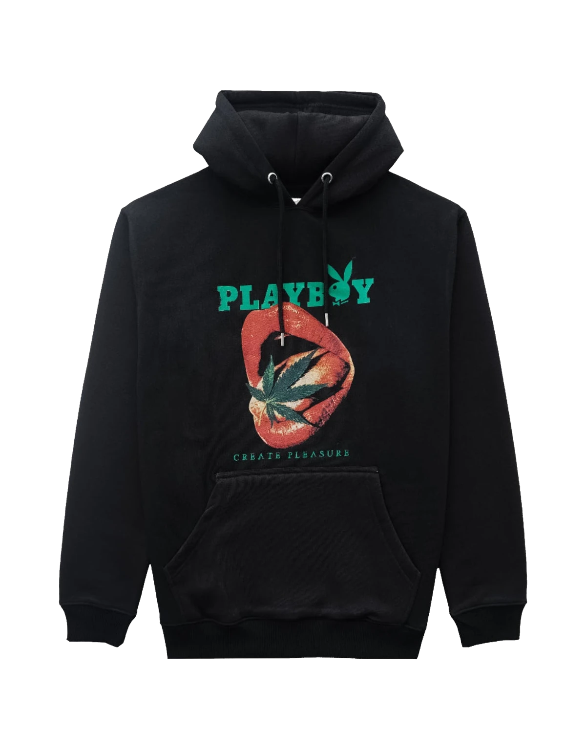 Playboy Create Pleasure felpa cappuccio nera taglia S