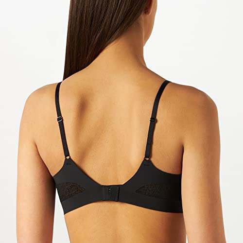 S by Sloggi Superb P Reggiseno L Nero Cotone Elasticizzato