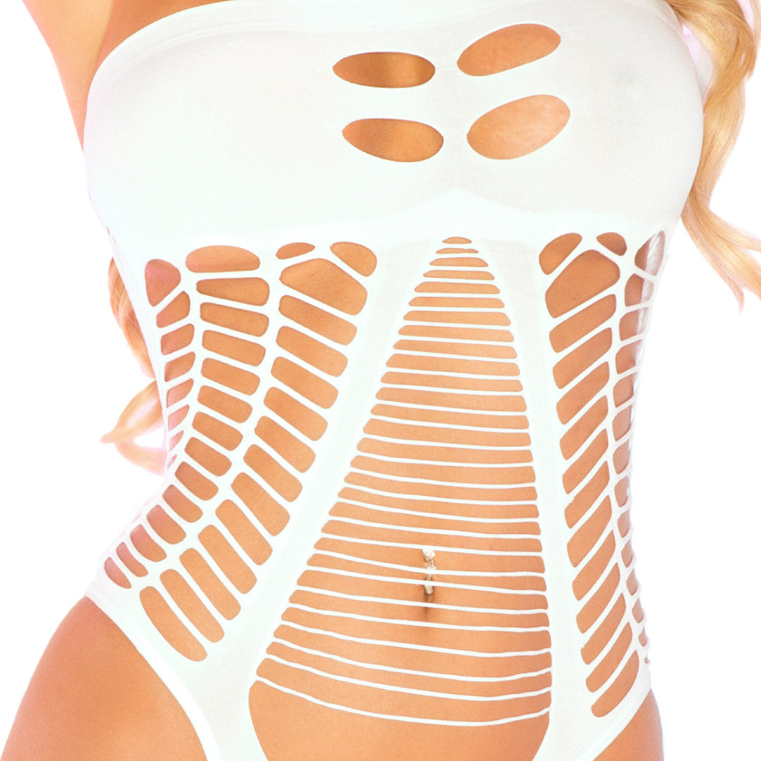 René Rofé Play With Me body sexy cut-out nero stretch taglia unica