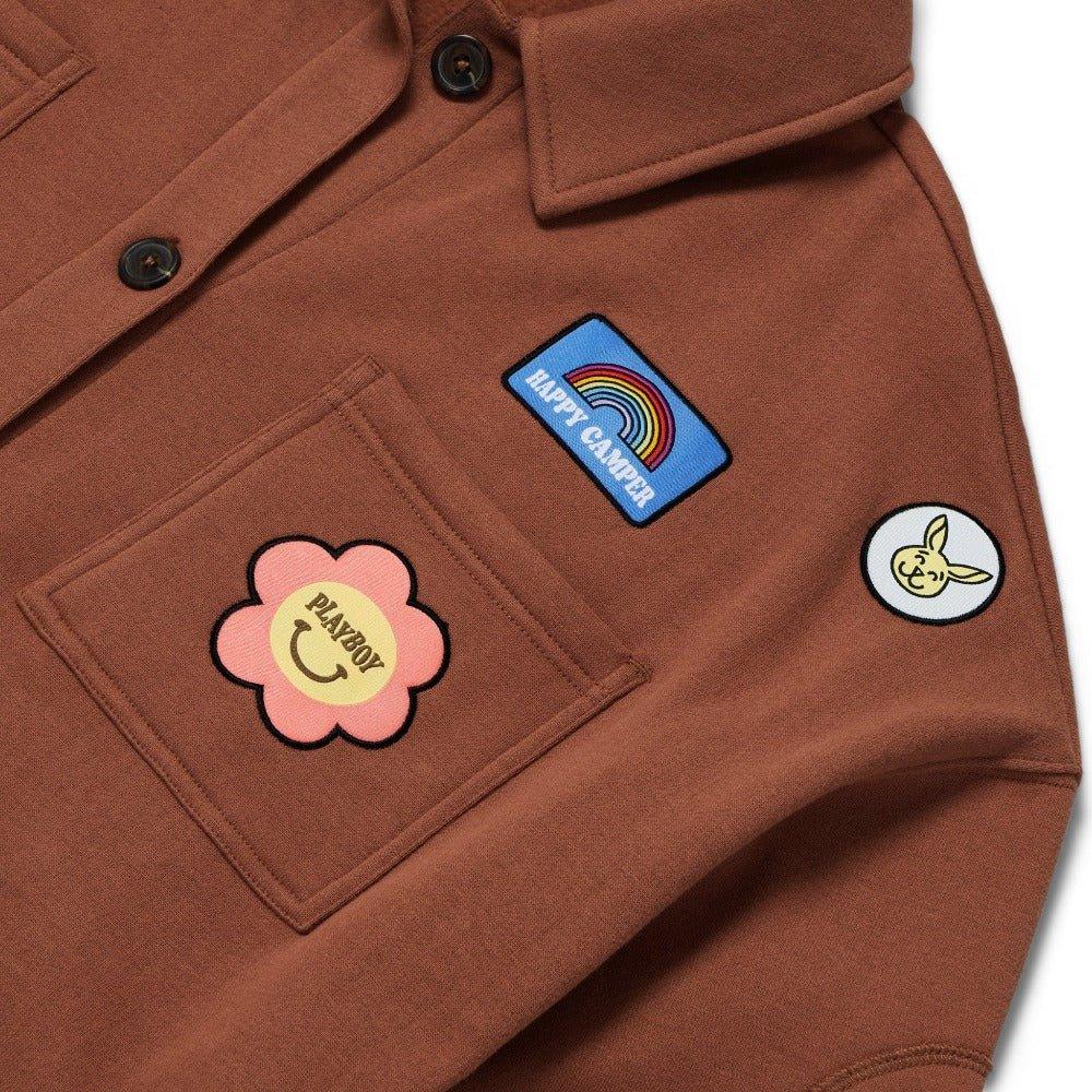 Playboy Camp Button Down Camicia acorn tasche