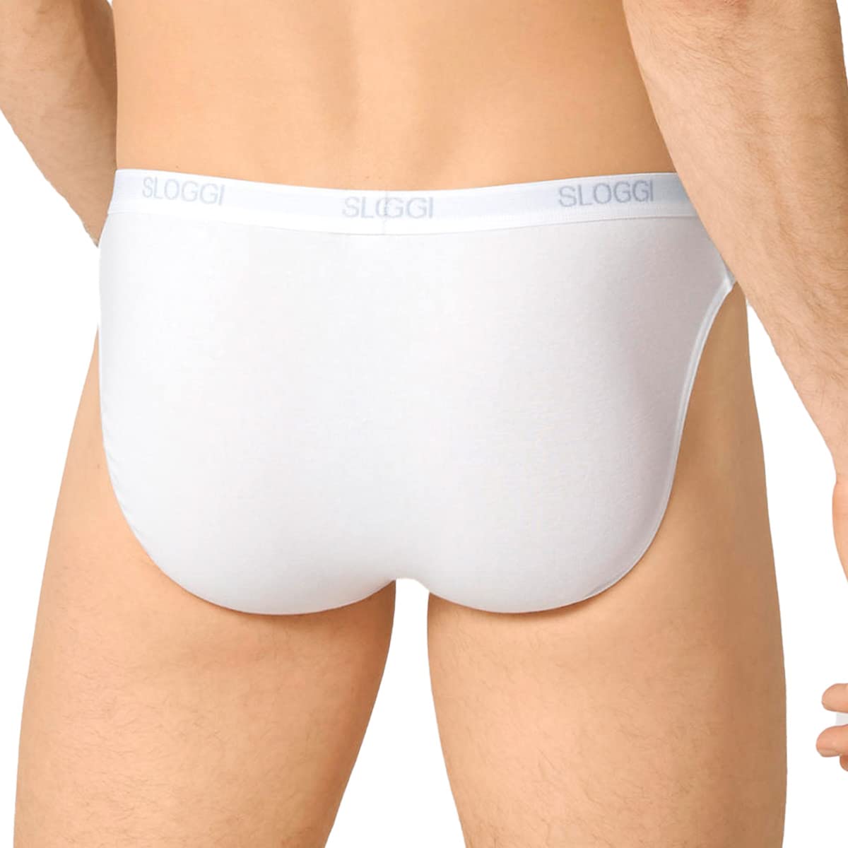 Sloggi Basic Mini 2p slip uomo nero cotone uso quotidiano