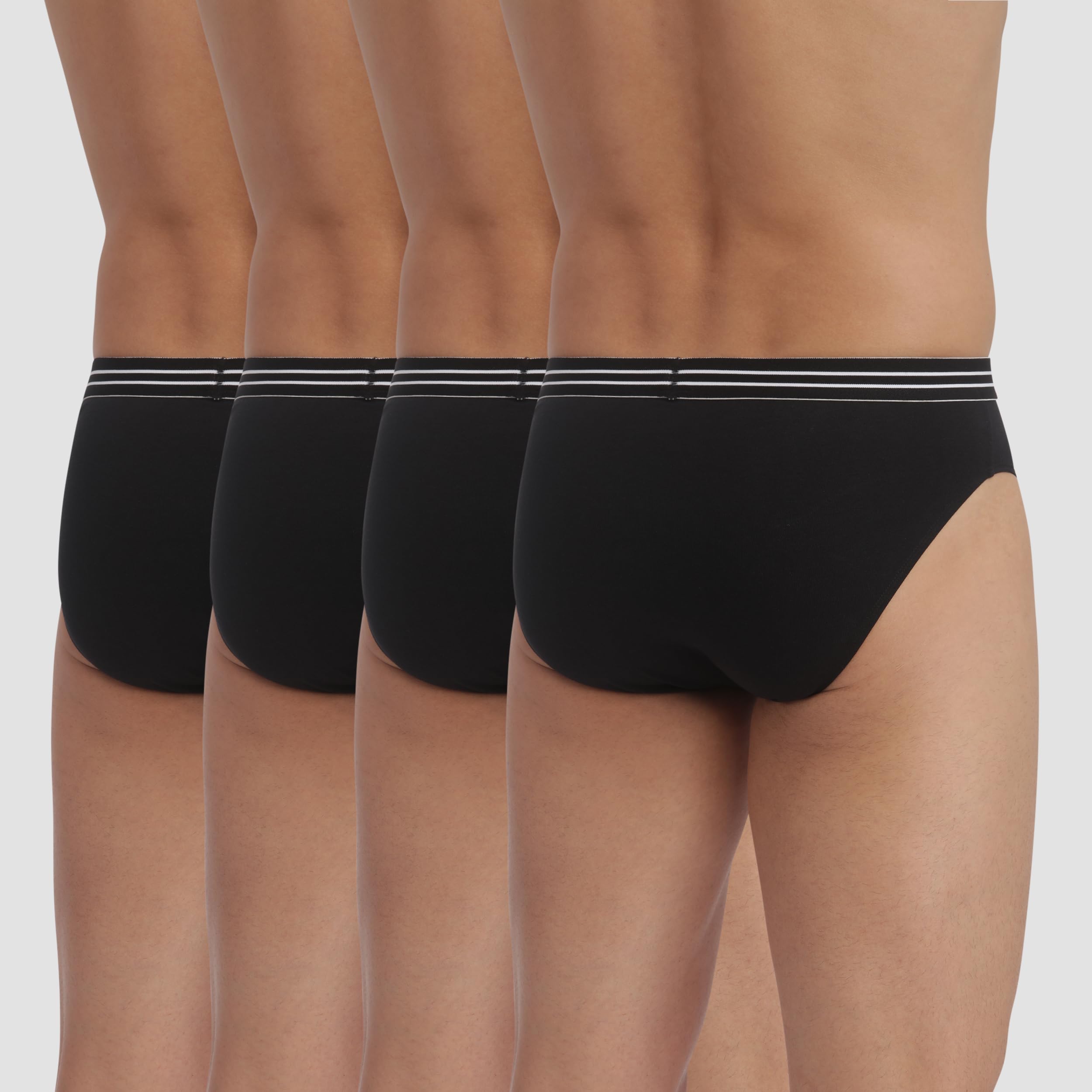 Dim Ecodim Slip Uomo XXL Nero x6 Cotone Stretch