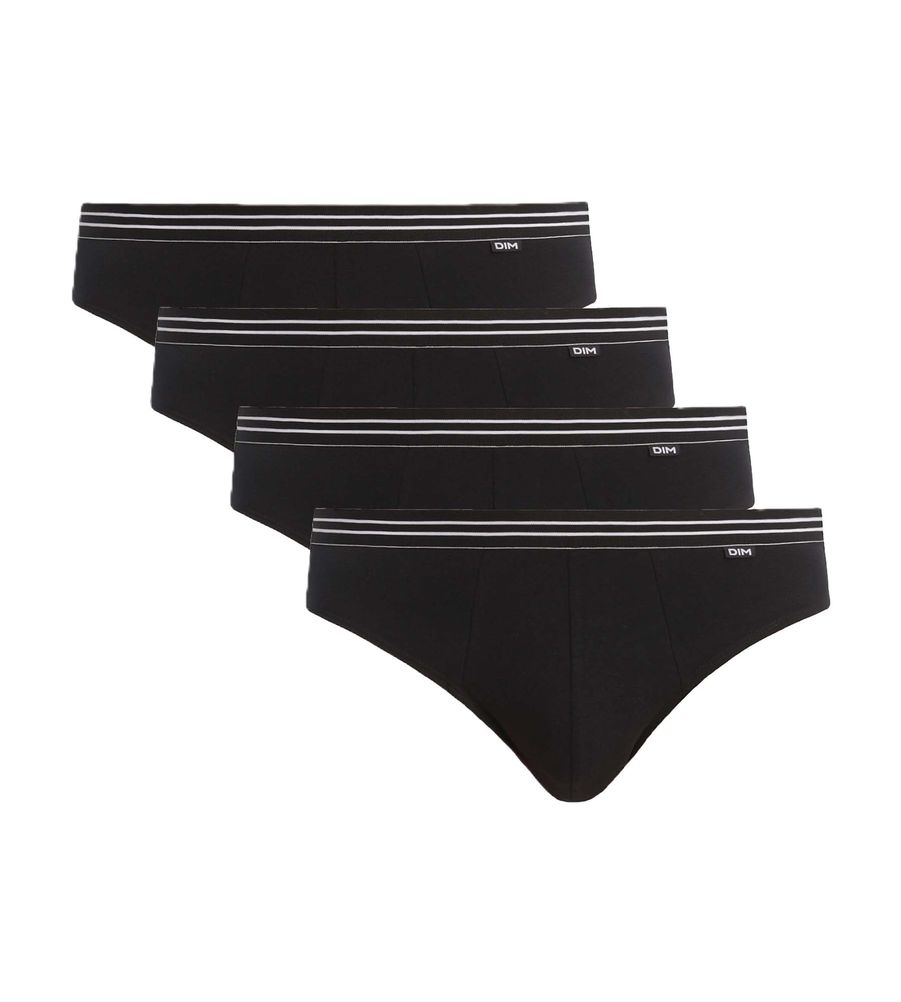 Dim Ecodim Slip Uomo XXL Nero x6 Cotone Stretch