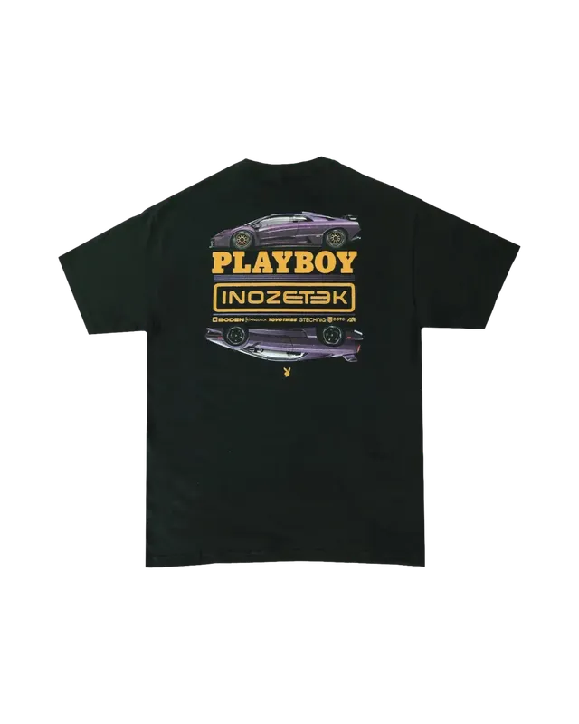 Playboy x Inozetek t-shirt nera edizione limitata