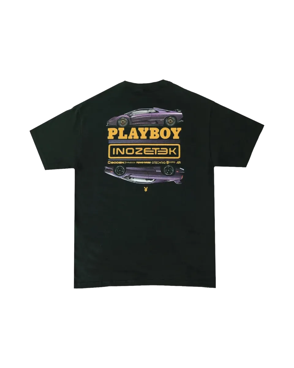 Playboy x Inozetek t-shirt nera edizione limitata