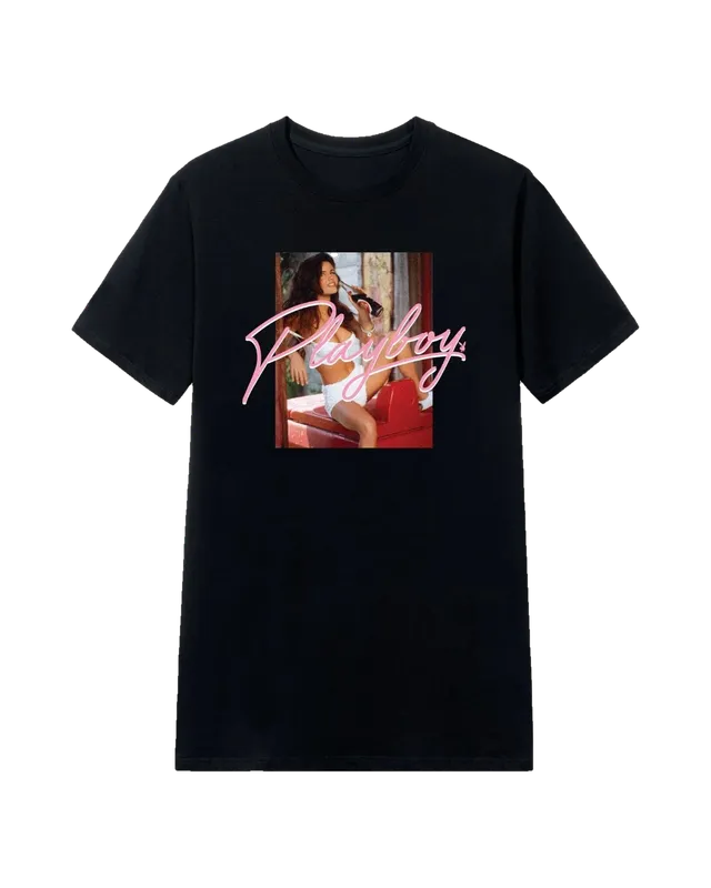 Playboy Jennifer Lavoie T-Shirt Uomo L cotone 1993