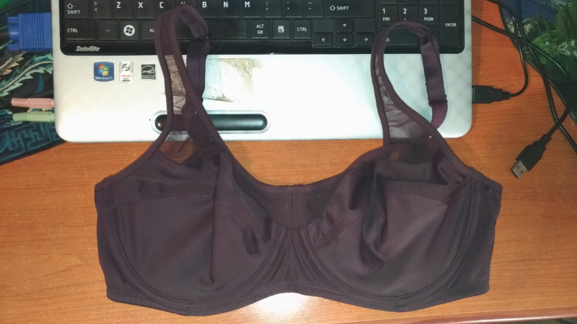 Dim Generous reggiseno microfibra rosso tartufo