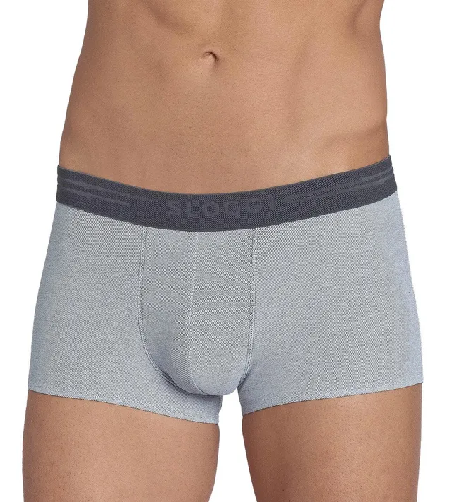 Sloggi Men Basic Slip Uomo Nero Cotone Elasticizzato