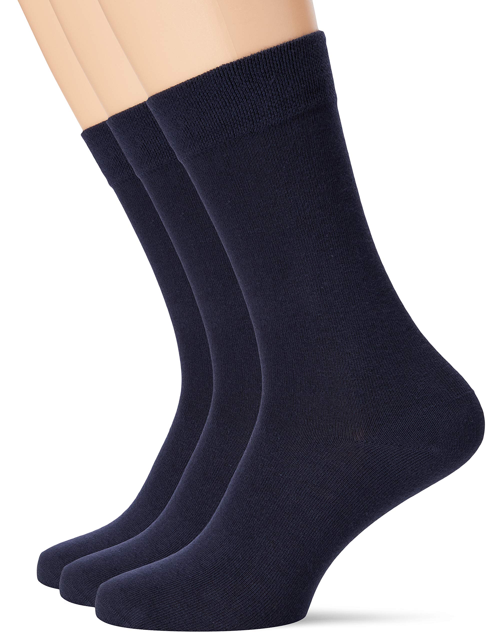 DIM Coton Traspirabile X3 calzini uomo nero 43-46 x3 cotone