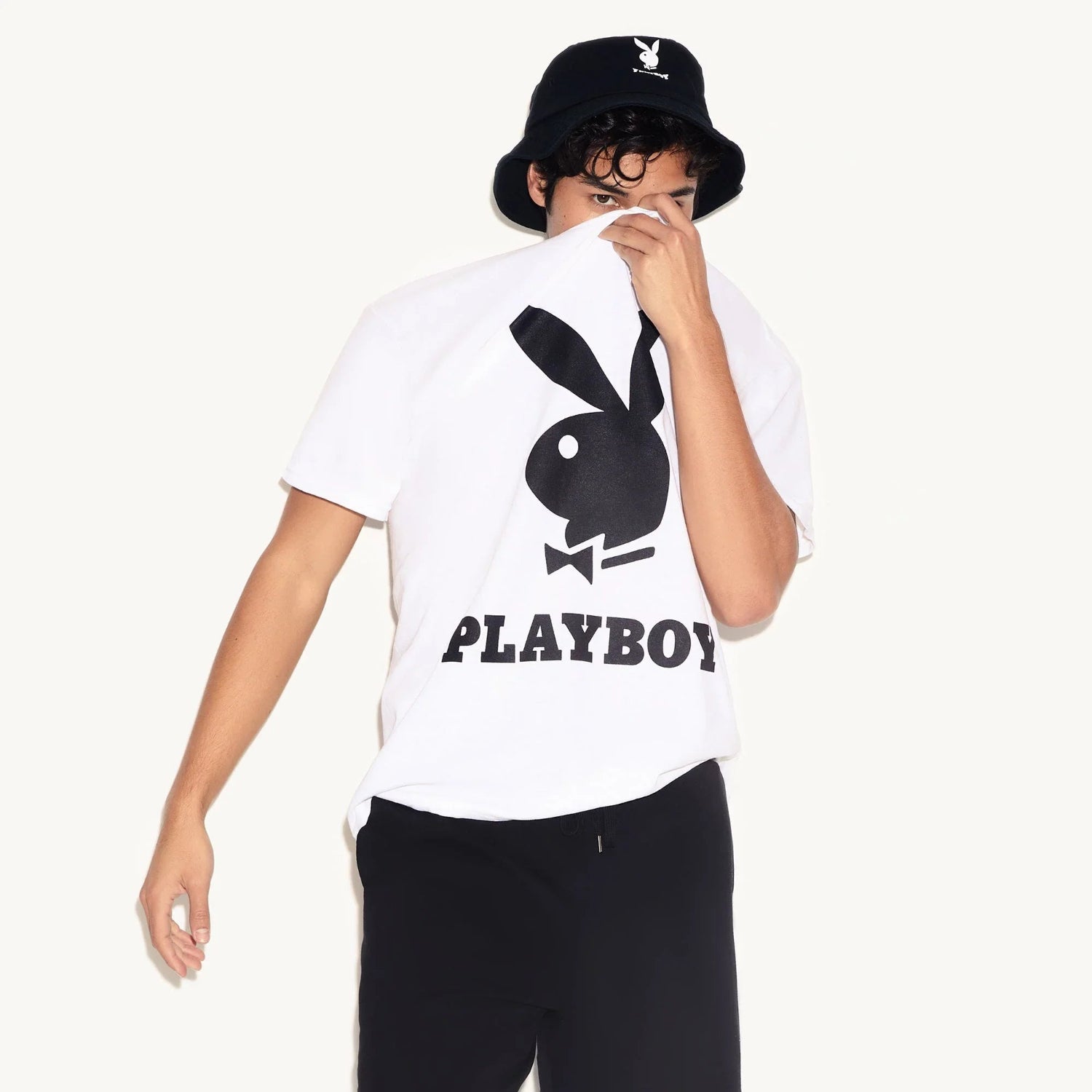Playboy Rabbit Head Logo cappello pescatore unisex