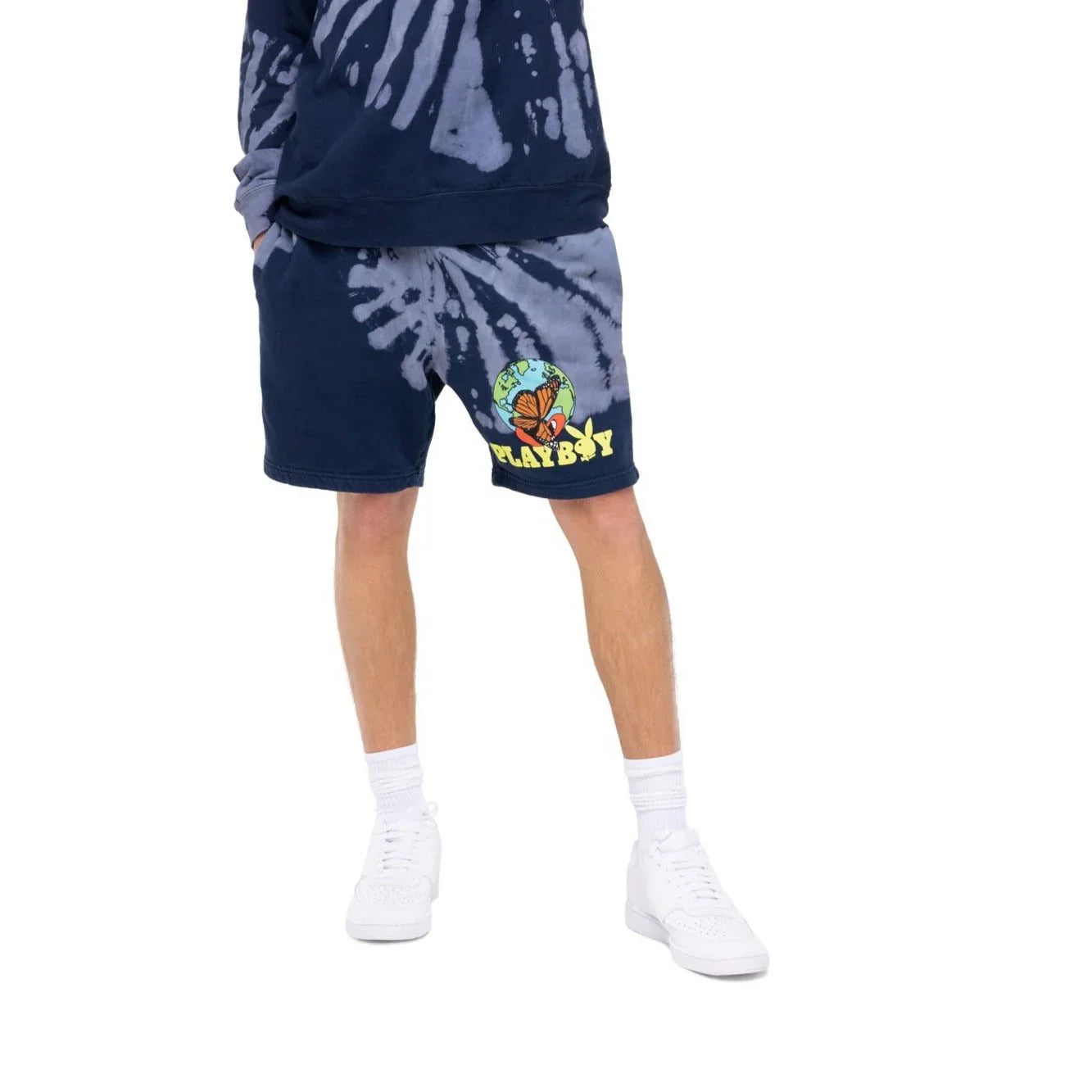 Playboy Au Naturel shorts tie-dye cotone unisex