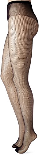 Dim Sexy Résille Plumetis Collant Donna Nero