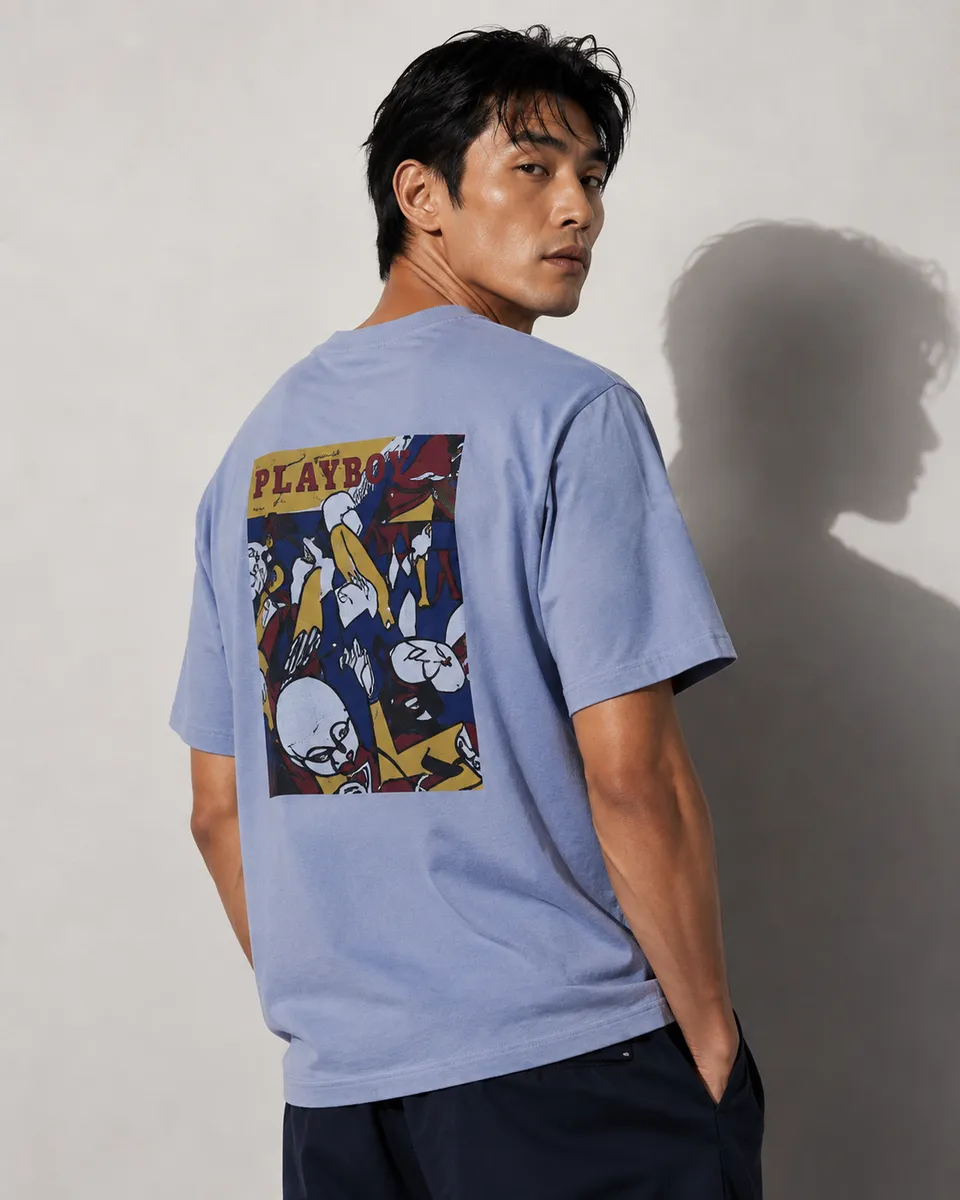 Playboy Jazz Cover Tee T-Shirt Unisex in Cotone