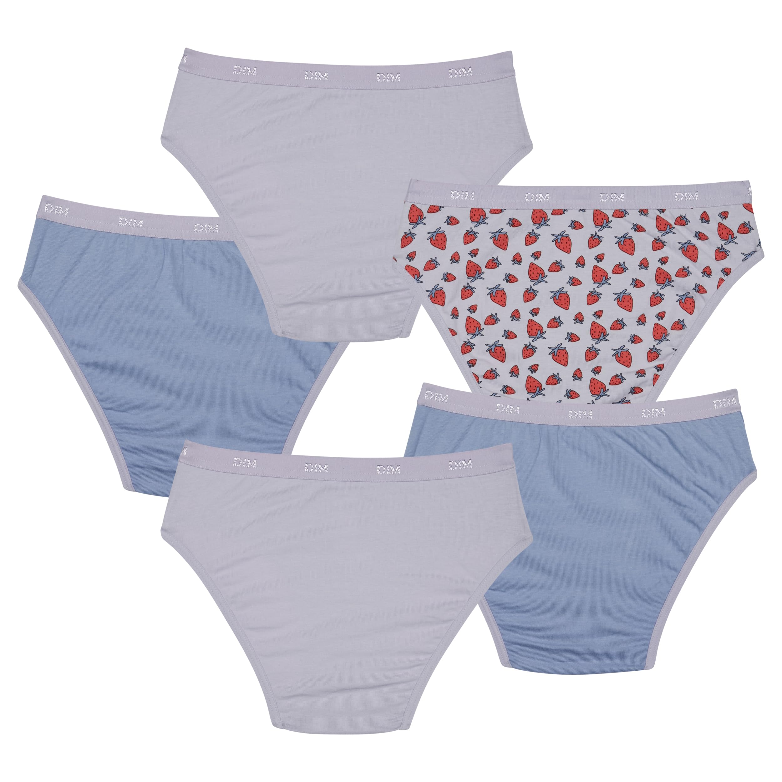 DIM Les Pockets Slip Bambina 10 anni x5 cotone
