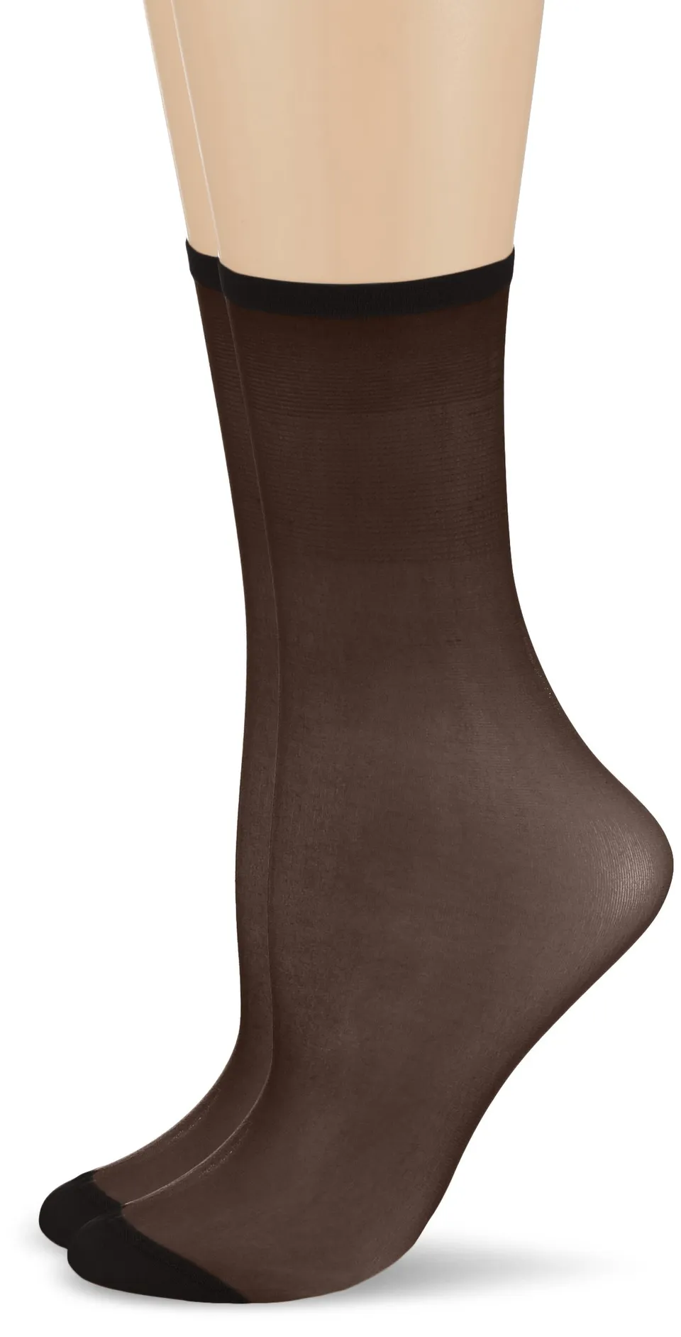 DIM Mes Essentiels Delicati calzini donna x2 bordo invisibile