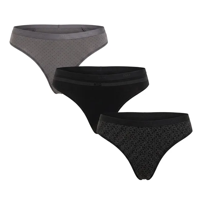 Dim Pockets Perizoma Cotone Donna Pacco da 3 Invisibile