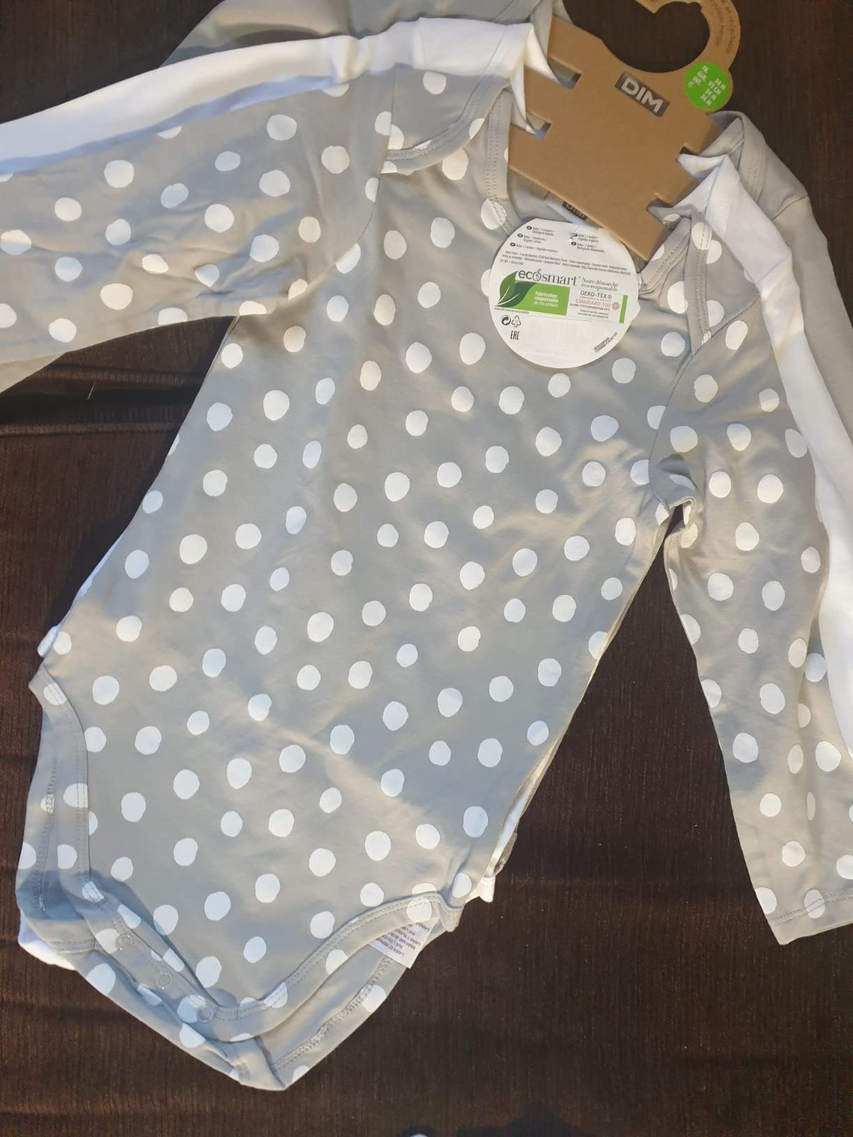 Dim Baby set 6 body bimbi cotone bio unisex