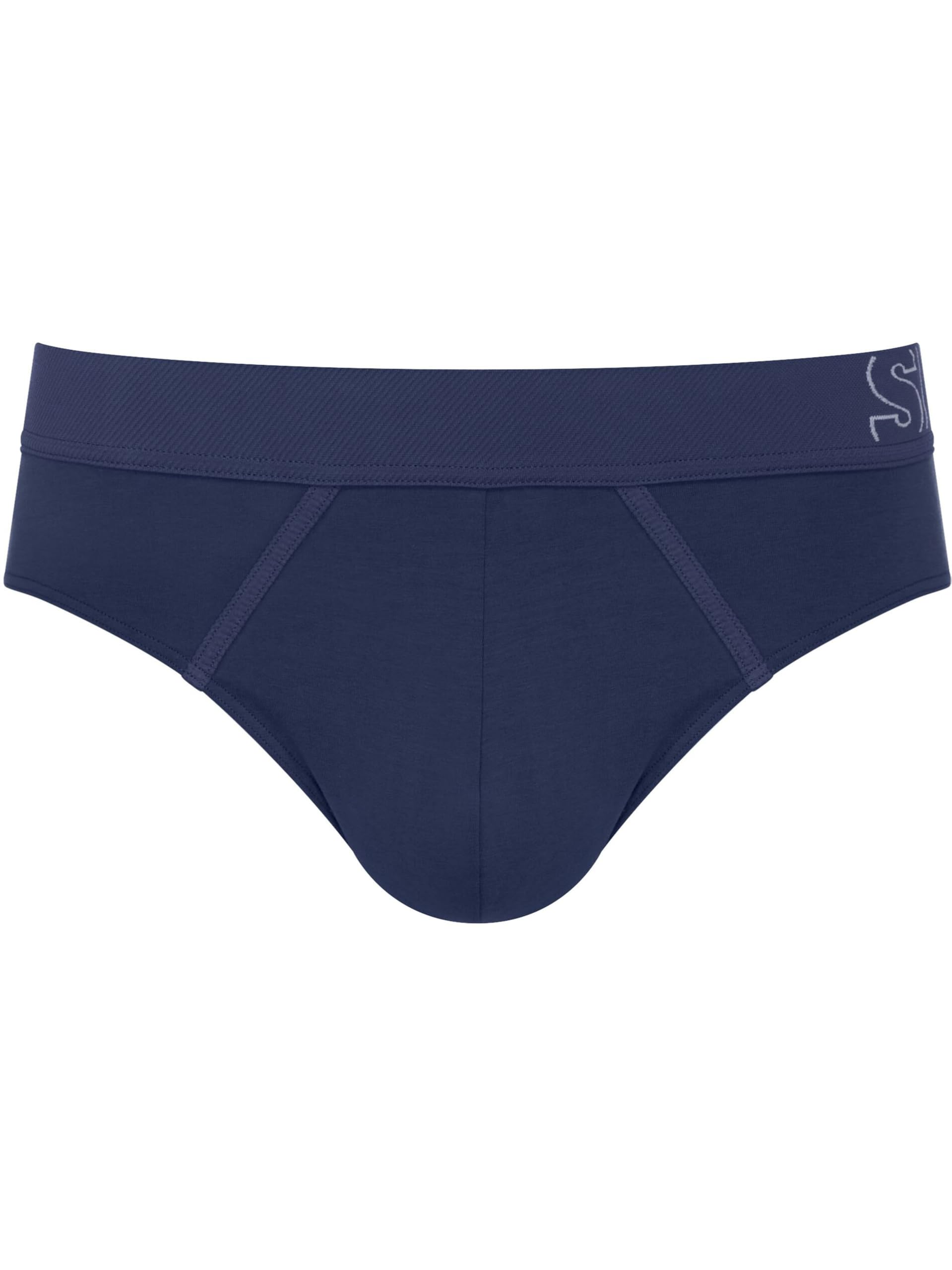 Sloggi SLG Briefs Slip Uomo Nero Blu cotone morbido