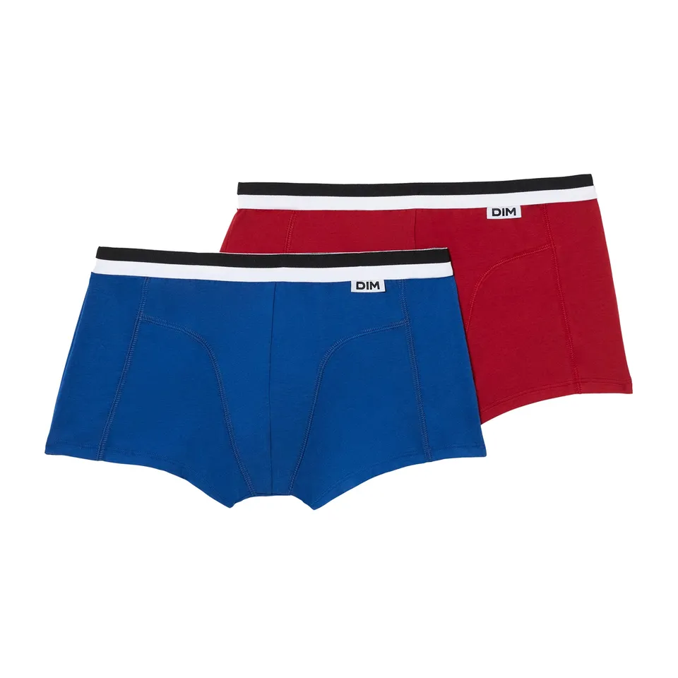 DIM Boxer Cotone Elastico Uomo S x2 Comodi