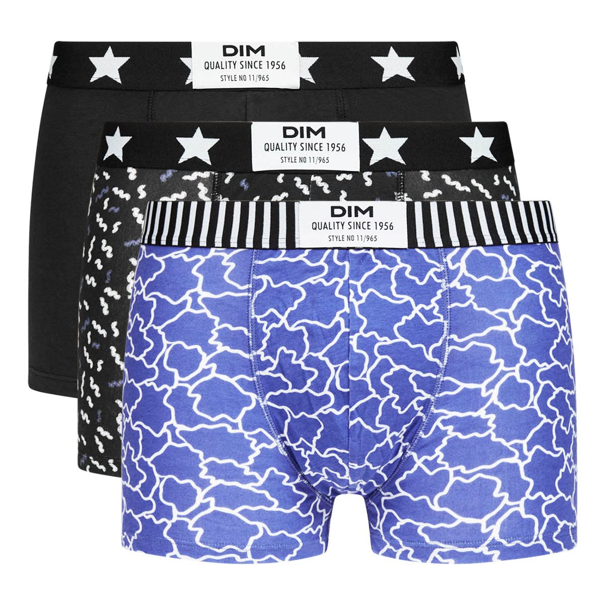 Dim Vibes slip uomo M pacco 3 nero cotone elasticizzato