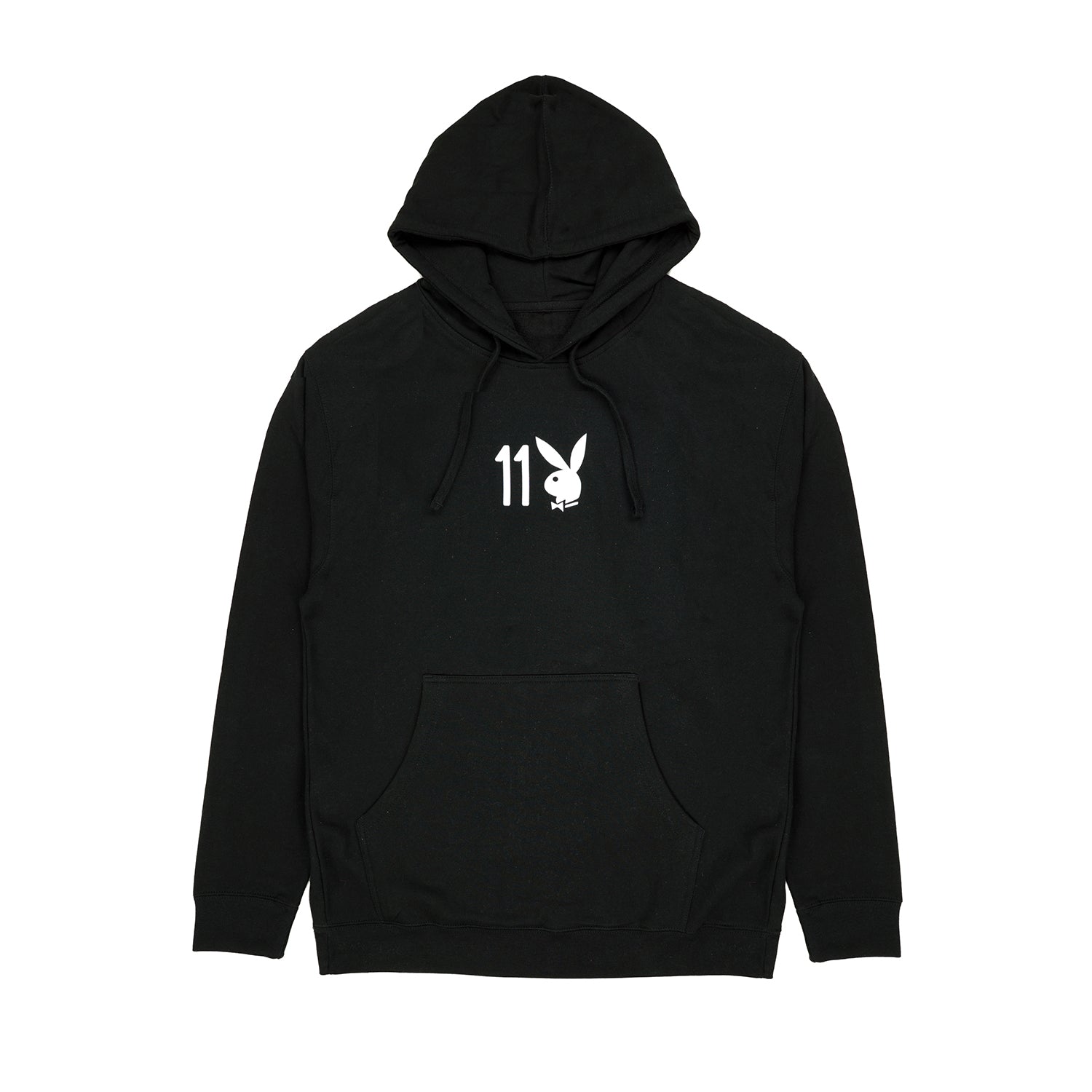 Playboy x E11even felpa cappuccio nera cotone